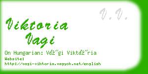 viktoria vagi business card